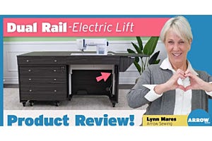 Introducing Dual-Rail Electric Lift Sewing Cabinets