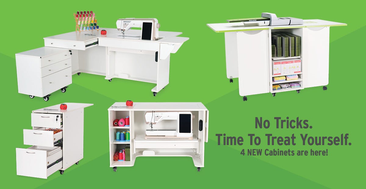 Introducing Four New Gamechanging Cabinets: Cut, Sew, Store, Stay Organized!