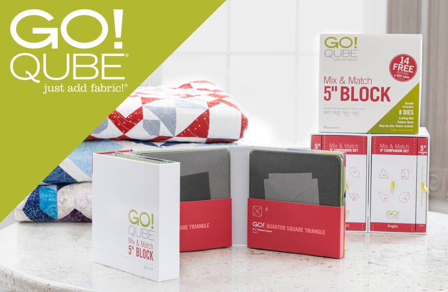GO! Qube&reg; Mix & Match Block System - Just add fabric!&reg;