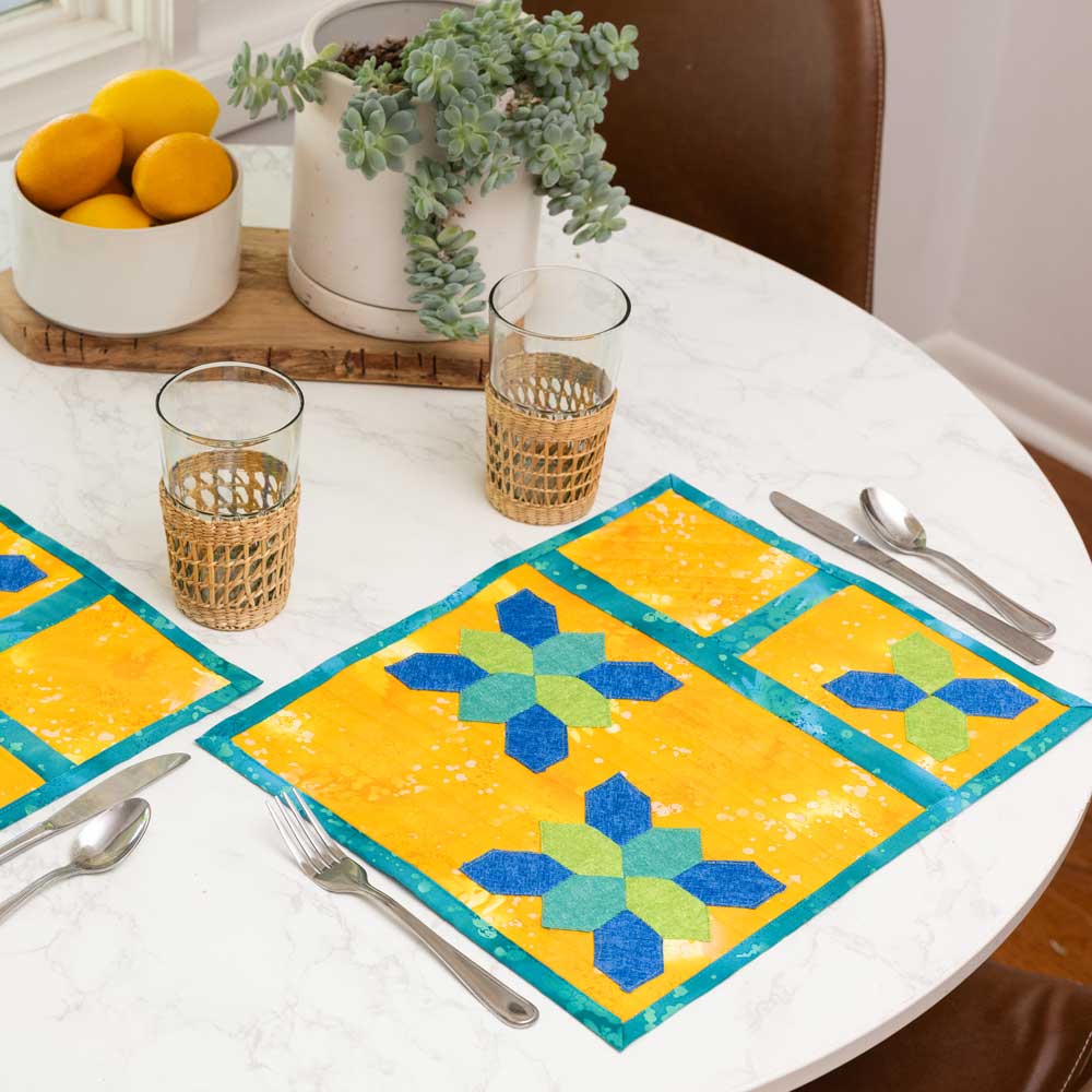 GO! EPP Honeycomb Modern Placemats Pattern