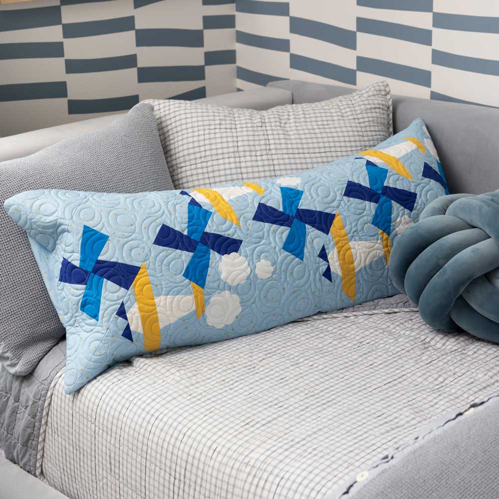 GO! Airplane Bench Pillow Pattern